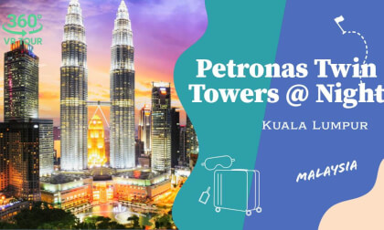 360 VR Tour Night at KLCC Petronas Twin Tower Kuala Lumpur Malaysia VR Video 360 VR Tour Night at KLCC Petronas Twin Tower Kuala Lumpur Malaysia VR
