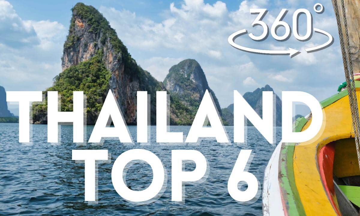 Thailand 360° | 6 Must-See Beaches & Temples VR Tour