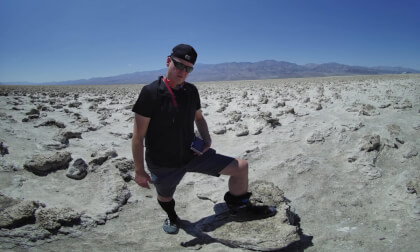 Broken Foot Devils Golf Course Death Valley VR Video Broken Foot Devils Golf Course Death Valley VR