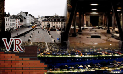Roman ruins in modern Trier - 8K 60fps Roman ruins in modern Trier - 8K 60fps
