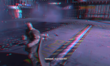 Batman & Deathstroke Anaglyph 3D 4K Batman & Deathstroke Anaglyph 3D 4K