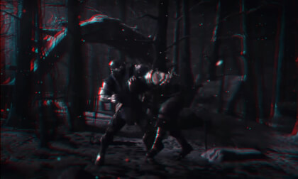 Mortal Kombat Rivals - Scorpion vs Sub zero 3D Anaglyph Glasses Mortal Kombat Rivals - Scorpion vs Sub zero 3D Anaglyph Glasses