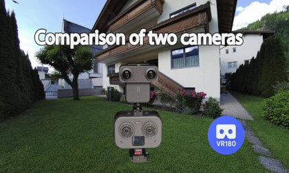 Comparison of two cameras. Comparison of two cameras.