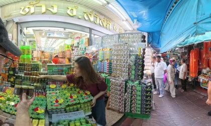 Walking through ChinaTown Bangkok Thailand 3. Insta360 X4