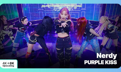 [8K Upscaling S3D] VENTA X -’THE SHOW’ : PURPLE KISS - Nerdy