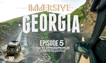 Climbing Through History: VR Drive to Abano Pass - Road To Omalo Experience VR Video Climbing Through History: VR Drive to Abano Pass - Road To Omalo Experience VR