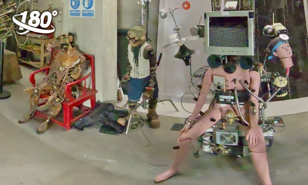 Cyberpunk-style Installation Design