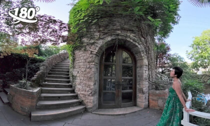 Rapunzel's European-style Castle Garden VR Video Rapunzel's European-style Castle Garden VR
