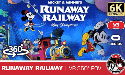 Mickey and Minnies Runaway Railway 360 full Experience Disney Trackless Dark Ride VR Video Mickey and Minnies Runaway Railway 360 full Experience Disney Trackless Dark Ride VR