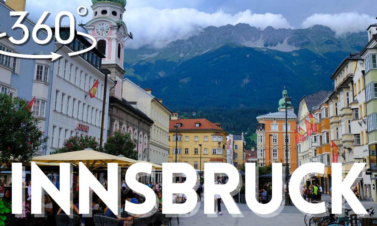 Innsbruck 360° 8K | Austrian Alpine City in VR