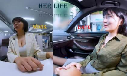180 3D VR] her life work & date