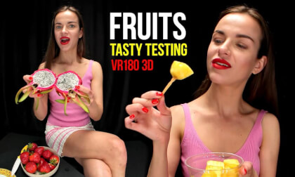 Pineapple, Pitahaya or Strawberry? What did she like the most? Tasty Testing VR Pineapple, Pitahaya or Strawberry? What did she like the most? Tasty Testing VR