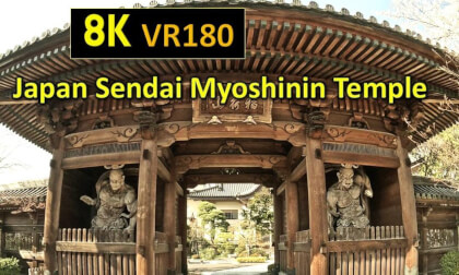 Japan Sendai Myoshinin Temple VR Video Japan Sendai Myoshinin Temple VR