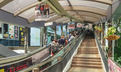 (3D180 8K30P)HK Central-Mid-Levels Escalators
