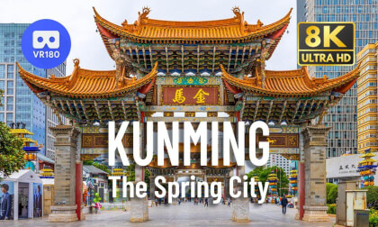 Kunming, the Spring City 春城昆明 | Immersive City Tour | 8K60P 3D 180 Kunming, the Spring City 春城昆明 | Immersive City Tour | 8K60P 3D 180