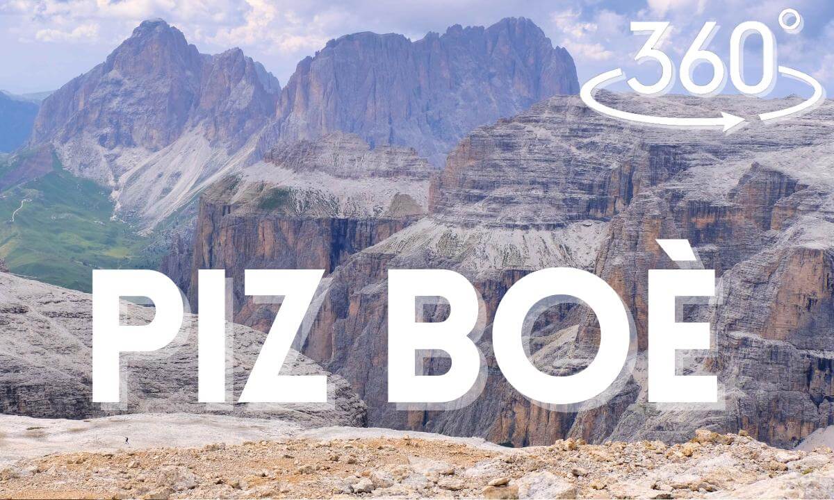 Piz Boè Summit 360° | Dolomites VR Hike 8K