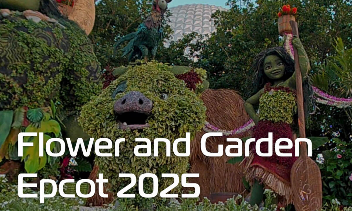 Epcot Flower and Garden 2025 - Slam 180 VR 3D XCam