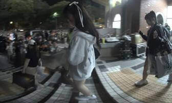 台鋼雄鷹啦啦隊下班回家