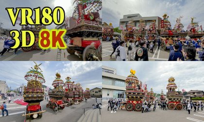 Isurugi-Hikiyama-Festival , Japanese traditional festival,in Oyabe-City,Toyama,Japan