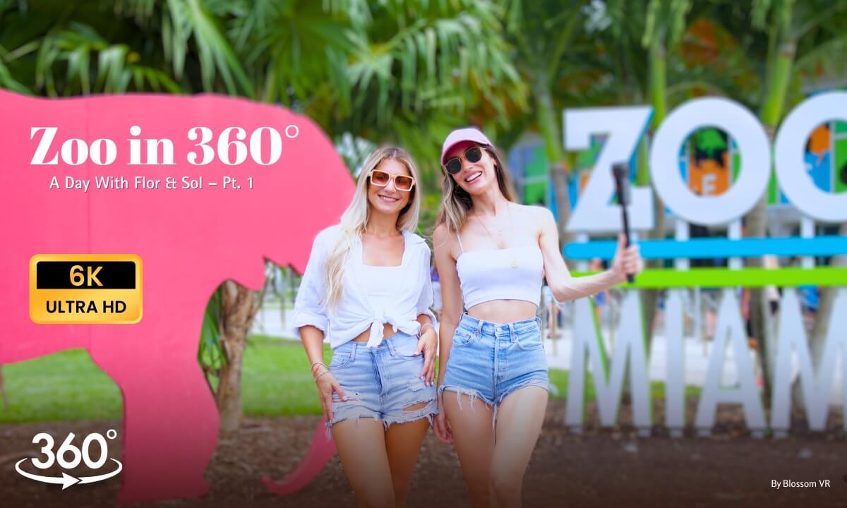 Exploring the Miami Zoo in 360° – Pt. 1 with Flor & Sol