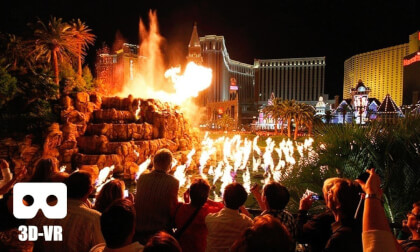 Mirage Volcano Las Vegas 2020 VR Video Mirage Volcano Las Vegas 2020 VR