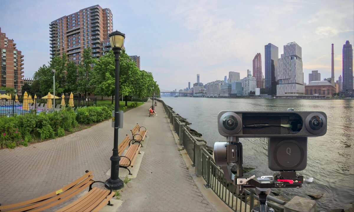 Becoming Giant -Riverside Ride | 135mm IPD Experimental VR180 Video