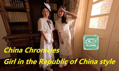 VR180,Girl in the Republic of China style VR Video VR180,Girl in the Republic of China style VR