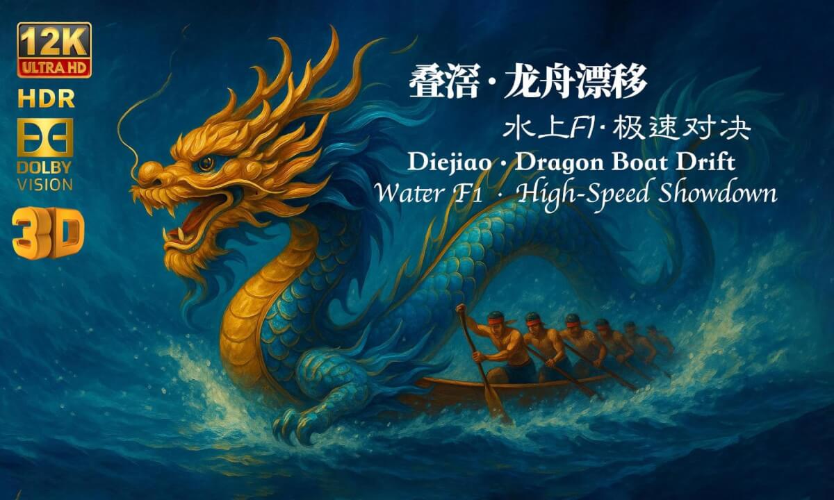Diejiao Dragon Boat Drift: Water F1 High-Speed Showdown