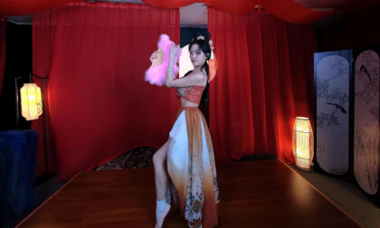 狸妖妖liyaoyao 20250508001 扇子舞 3D VR 180 8K