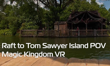 Tom Sawyer Island Raft Ride | Magic Kingdom POV in 3D 180VR | Frontierland Disney World VR Video Tom Sawyer Island Raft Ride | Magic Kingdom POV in 3D 180VR | Frontierland Disney World VR