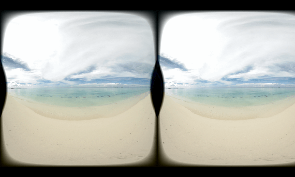Sunny Beach Maldives Dhigurah Island Good Place for VR Relax