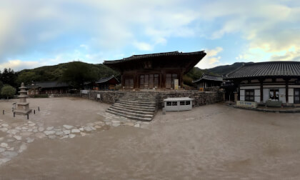 Byeonsan-bando national park, Naesosa temple, Daeungjeon VR Video Byeonsan-bando national park, Naesosa temple, Daeungjeon VR