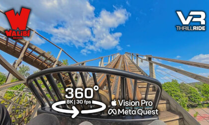 Loup Garou Werewolf 360° 8K - Insane Front Row Roller Coaster Ride! Walibi Belgium Apple Vision Pro  Meta Quest 3 VR Video Loup Garou Werewolf 360° 8K - Insane Front Row Roller Coaster Ride! Walibi Belgium Apple Vision Pro  Meta Quest 3 VR