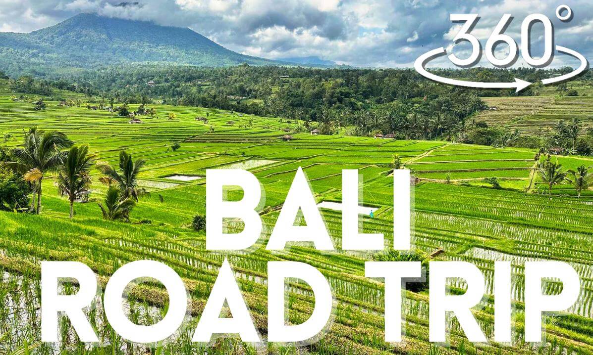 Bali Road Trip 360° | Motorbike & Car Ubud Rice-Terrace VR Tour