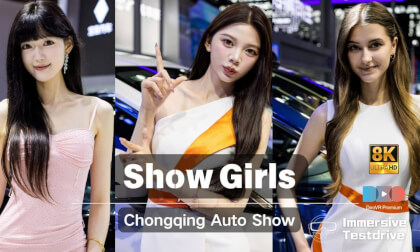 Show Girls on Chongqing Autoshow 重庆车展上的车模们 VR Video Show Girls on Chongqing Autoshow 重庆车展上的车模们 VR