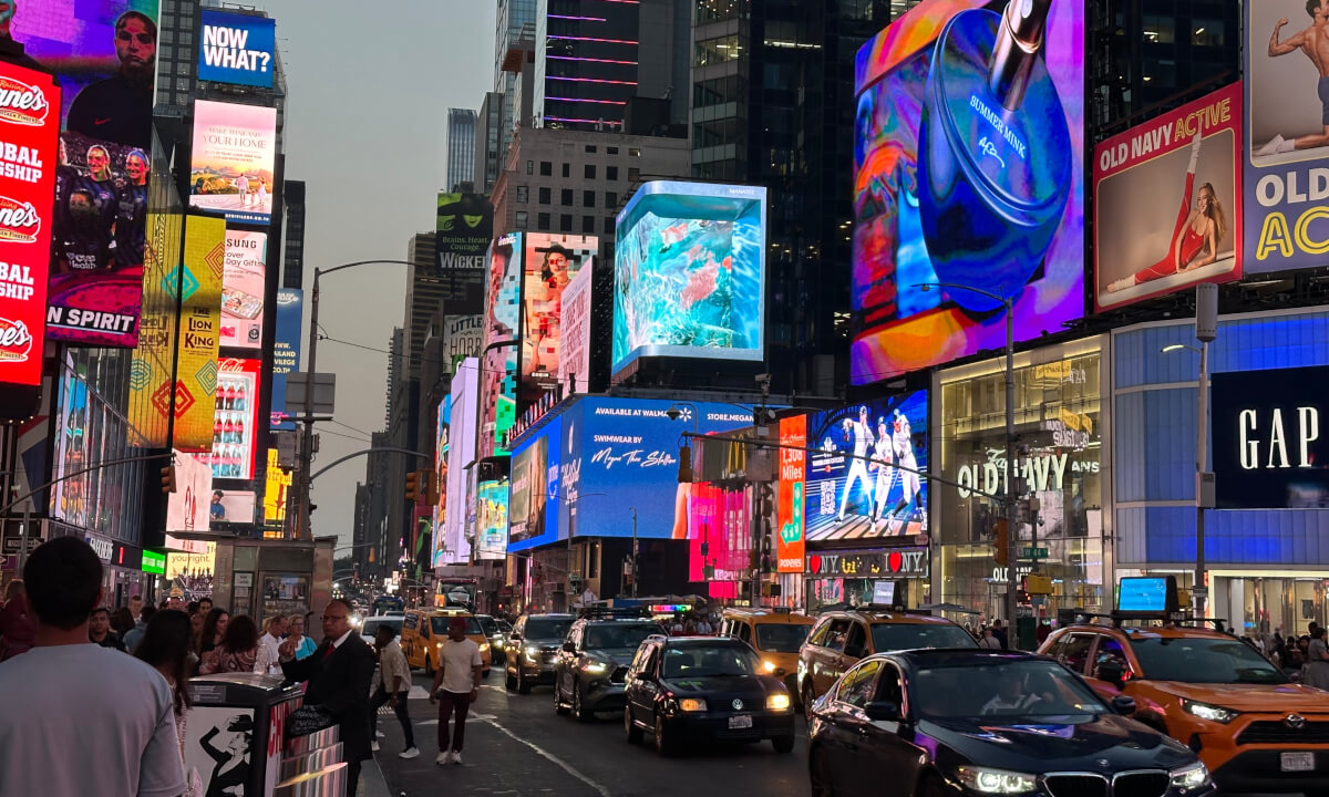 New York City TimeSquare block 3D 180 VR
