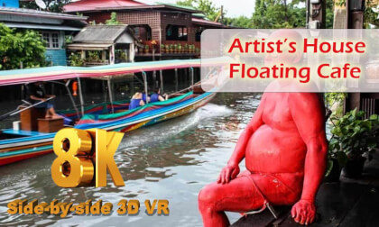 Floating Café in Bangkok You Must Visit 🌺☕ | VR 180° Experience Floating Café in Bangkok You Must Visit 🌺☕ | VR 180° Experience