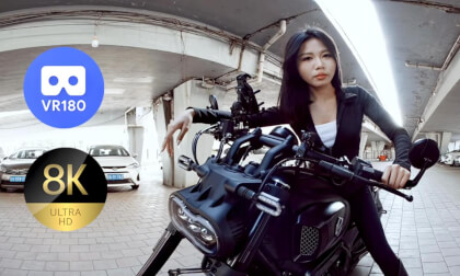 Motorcycle model VR Video Motorcycle model VR
