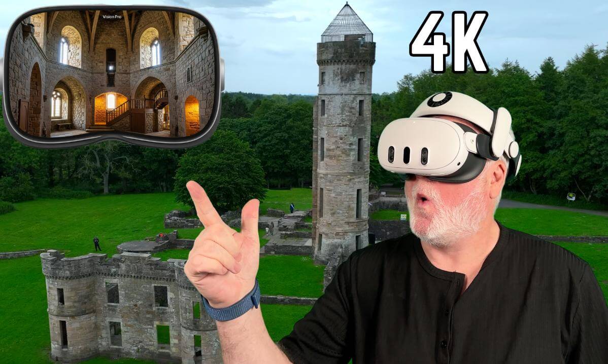 Flying Over Forgotten Scotland – Eglinton Castle & White Bridge in 4K