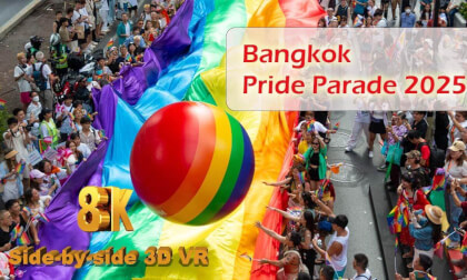 [8K 3D VR] Bangkok Pride Parade 2025 in 8K VR | Full Immersive Experience 🇹🇭🌈