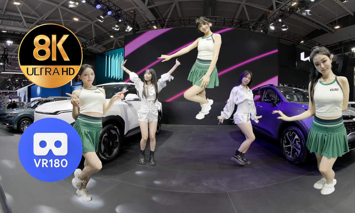 Dance at the Kia booth