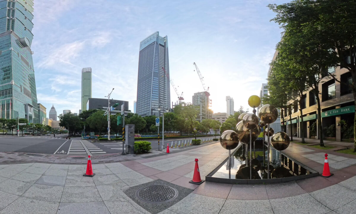 Taipei 101 at Dawn 360VR: Taiwan’s Iconic Landmark from New Angles 台北101