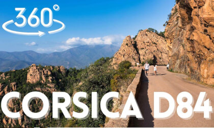 Corsica D84 360° VR Drive | Bastia ➜ Porto Scenic Road Trip in 8K VR Video Corsica D84 360° VR Drive | Bastia ➜ Porto Scenic Road Trip in 8K VR