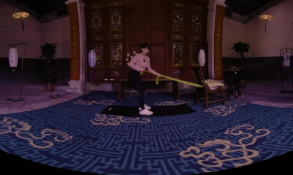 VRElastic Band Bending Down Single Arm Rowing - Little Pepper Fat Burning Strategy Back Training Series - Episode 3 VR Video VRElastic Band Bending Down Single Arm Rowing - Little Pepper Fat Burning Strategy Back Training Series - Episode 3 VR