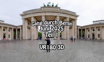 Sightseeing in Berlin (June 2025 - part 1) - VR180 3D in german VR Video Sightseeing in Berlin (June 2025 - part 1) - VR180 3D in german VR