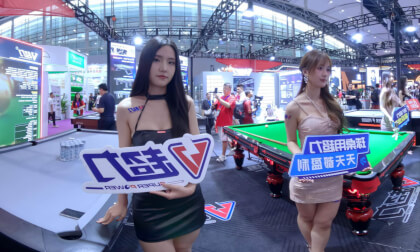 Models in billiard show 5 VR Video Models in billiard show 5 VR