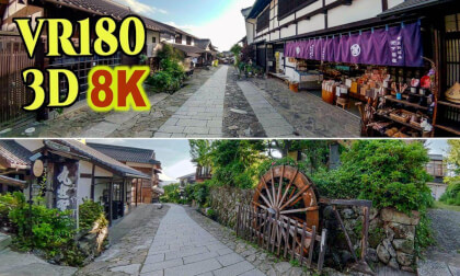 Magome-juku-town ,a historic post town with old streetscapes in Gifu , JAPAN VR Video Magome-juku-town ,a historic post town with old streetscapes in Gifu , JAPAN VR
