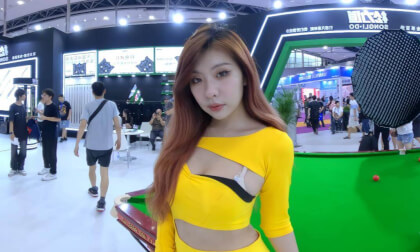 Models in billiard show 7 VR Video Models in billiard show 7 VR