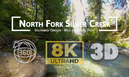 8K 3D AMBIX 360° | Explore Silver Creek’s North Fork | ASMR VR Journey VR Video 8K 3D AMBIX 360° | Explore Silver Creek’s North Fork | ASMR VR Journey VR