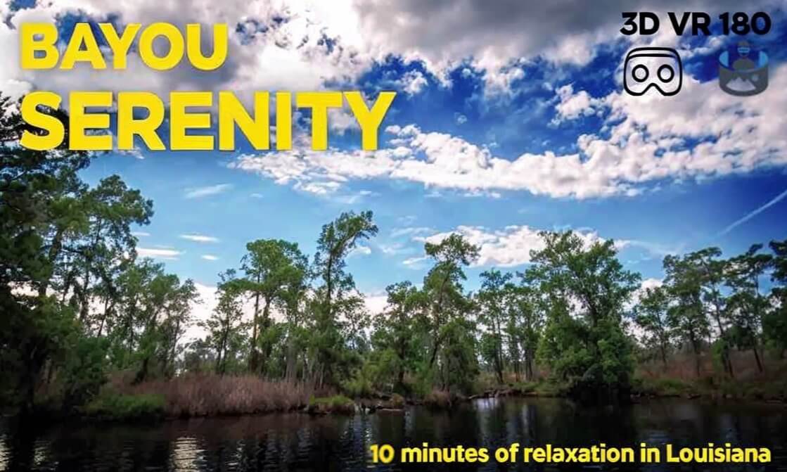 Bayou Serenity: Relax in Louisiana's Natural Beauty - 3D VR 180 Experience